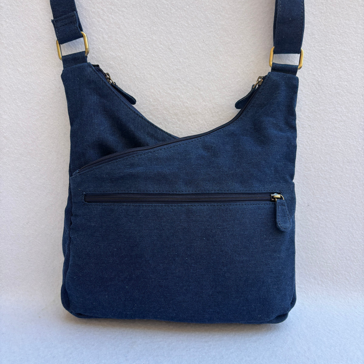 (TARA -20€) Bolso Bandolera Súper Caomka “Geometric Jeans” · Pieza Única Núm. 19631