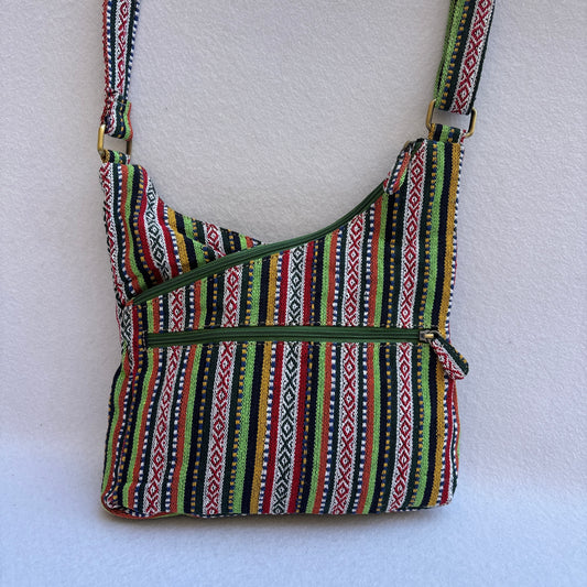 Bolso Bandolera Súper Caomka “Ethnic Stripes” · Pieza Exclusiva Núm. 19630