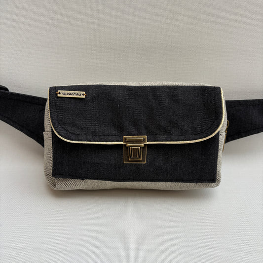 Riñonera Urban "Elegant Gray" · Pieza Única Núm. 18760