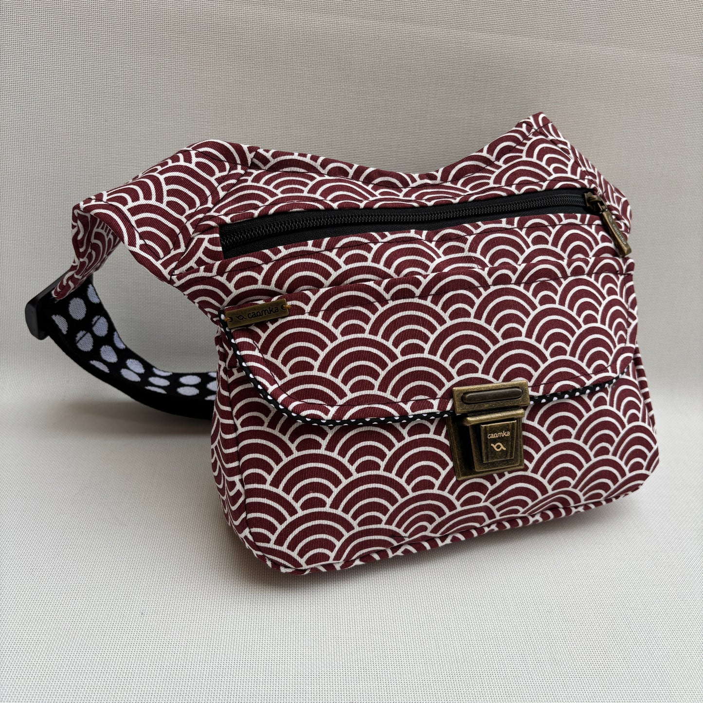 Riñonera "Special Japanese Waves Top" + Bolsillo trasero · Pieza Única Núm. 18774