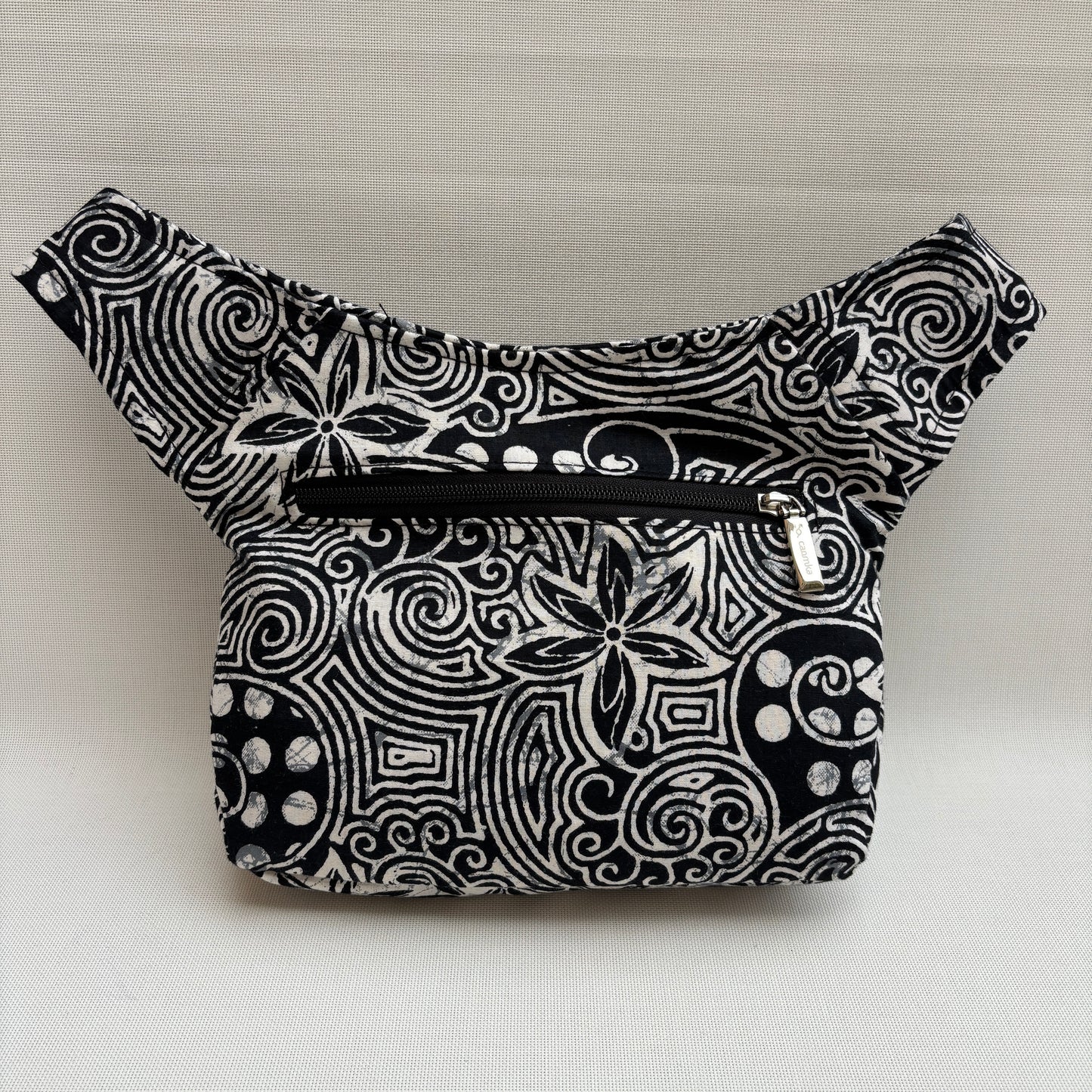 Riñonera "Elegant Fantasy Floral Top" + Bolsillo trasero · Pieza Única Núm. 18772