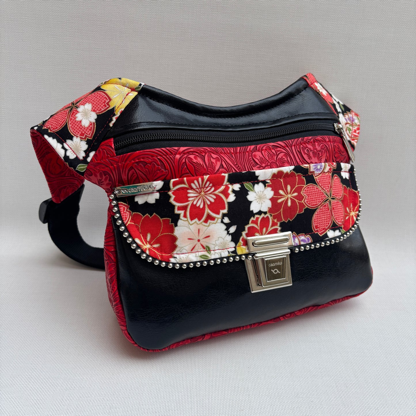 Riñonera "Special Japanese Spring" + Bolsillo trasero · Polipiel · Pieza Única Núm. 17368
