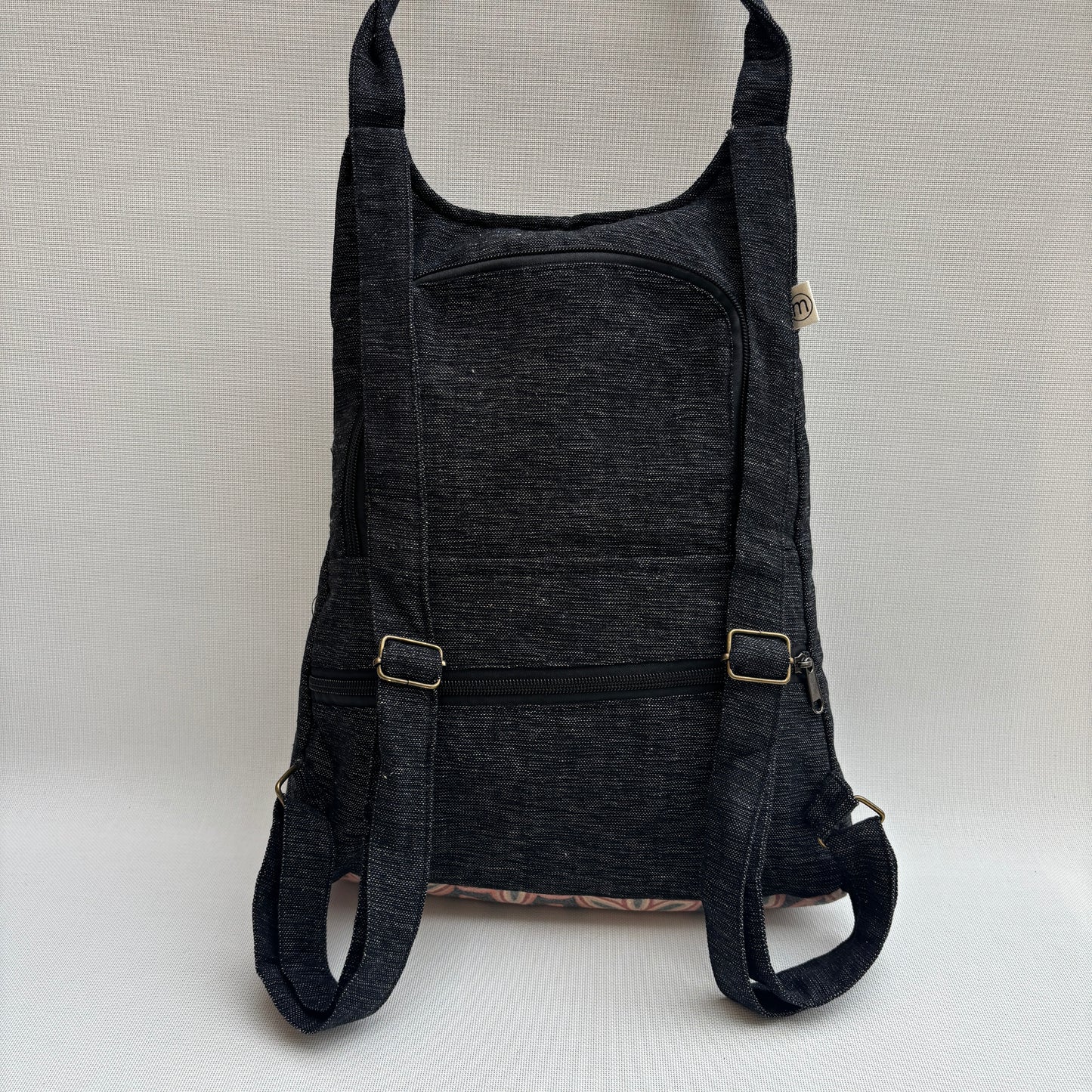 Mochila "Bhaktapur" Mandalas Jeans · Pieza Exclusiva 17364