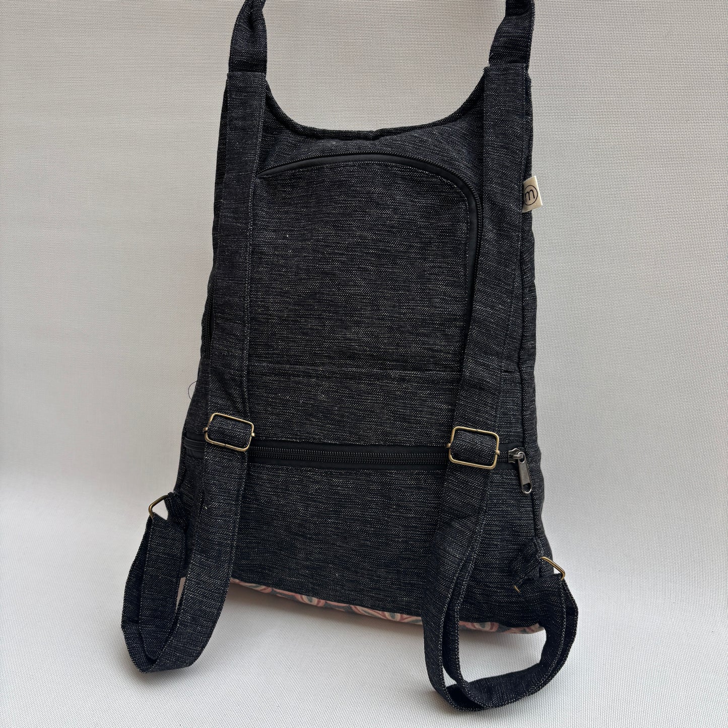 Mochila "Bhaktapur" Mandalas Jeans · Pieza Exclusiva 17364