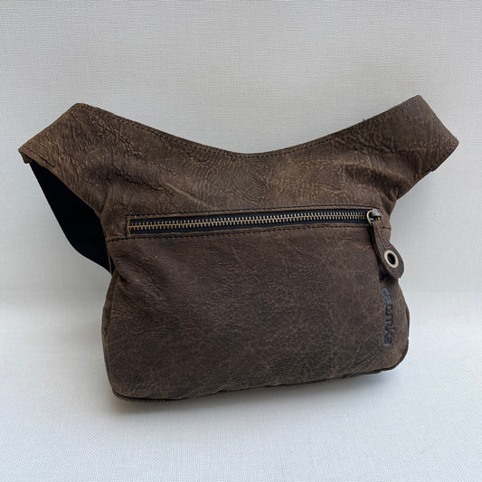 Special Vintage Dark Brown & Old Gold · Piel natural BioCuir® · Pieza Exclusiva Núm. 14186