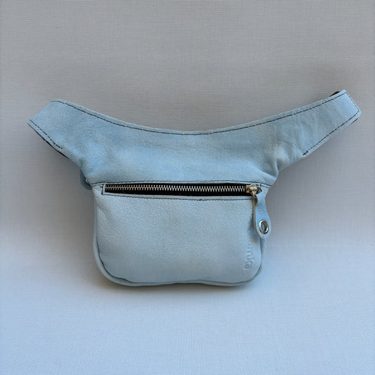 50% Dto. Mini Premium Sky Blue & Silver · Piel natural BioCuir® · Pieza Exclusiva Núm. 15677