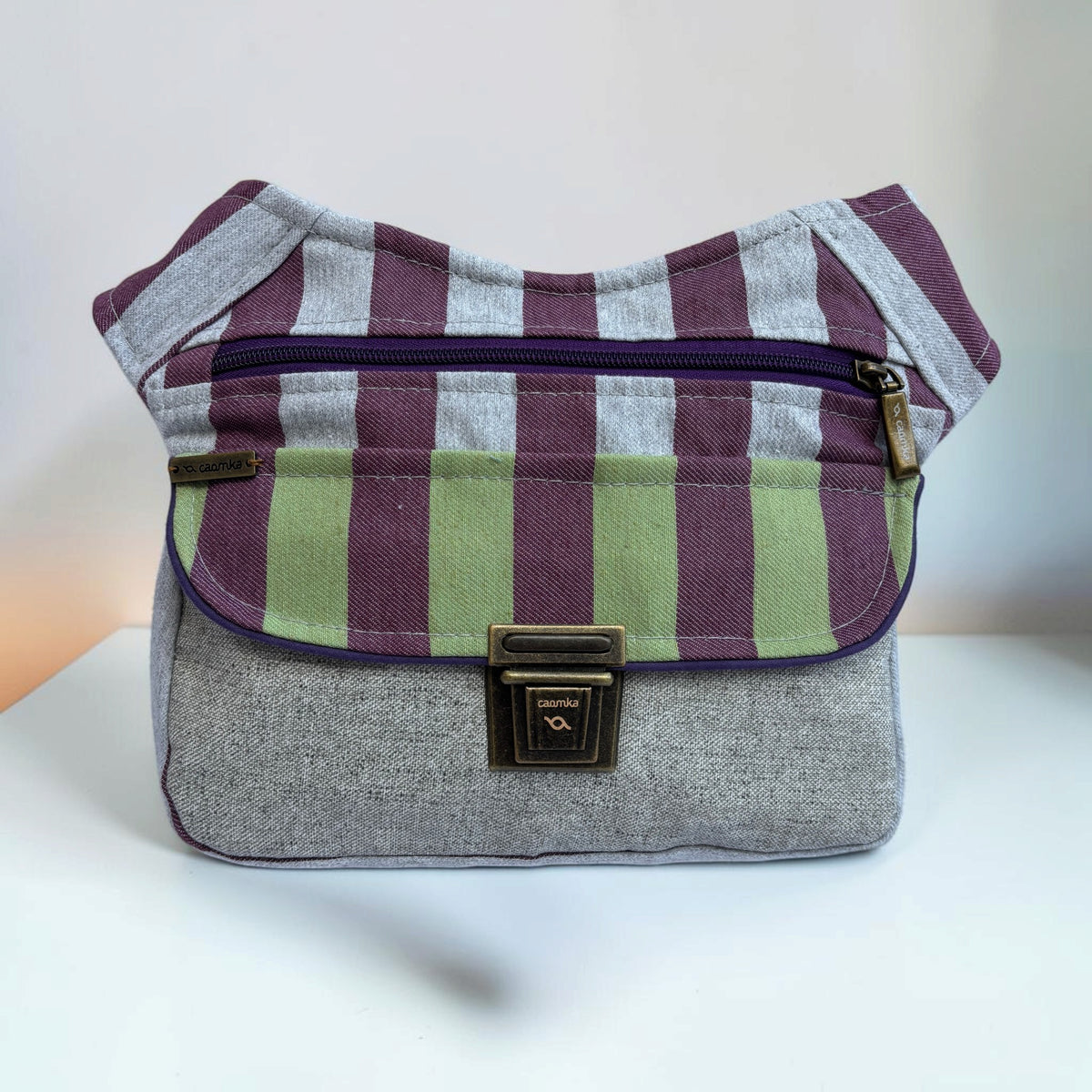 Riñonera Original "Special Purple Stripes" · Pieza Única Núm. 19649