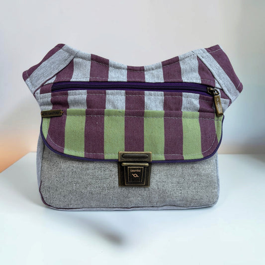 Riñonera Original "Special Purple Stripes" · Pieza Única Núm. 19649