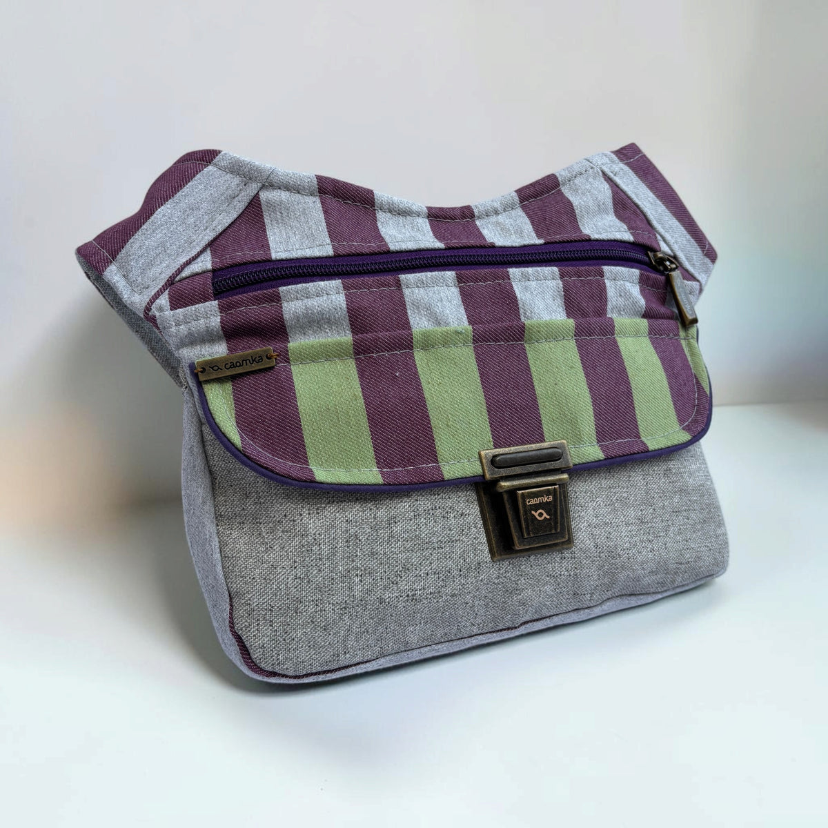 Riñonera Original "Special Purple Stripes" · Pieza Única Núm. 19649