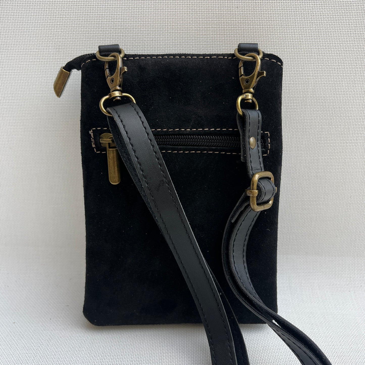 (-50%) Porta Móvil · Diseño Top Animal Print · Piel natural · Zebra