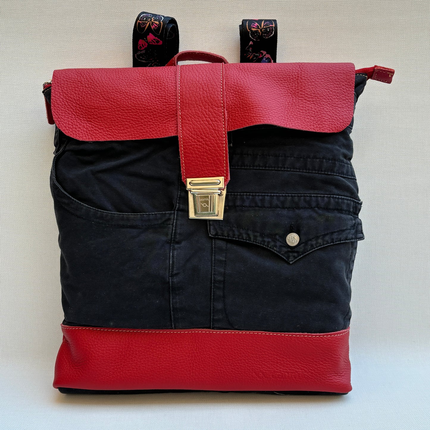 Mochila Top Caomka Recycled ♻️ Jeans · Pieza Única 15684