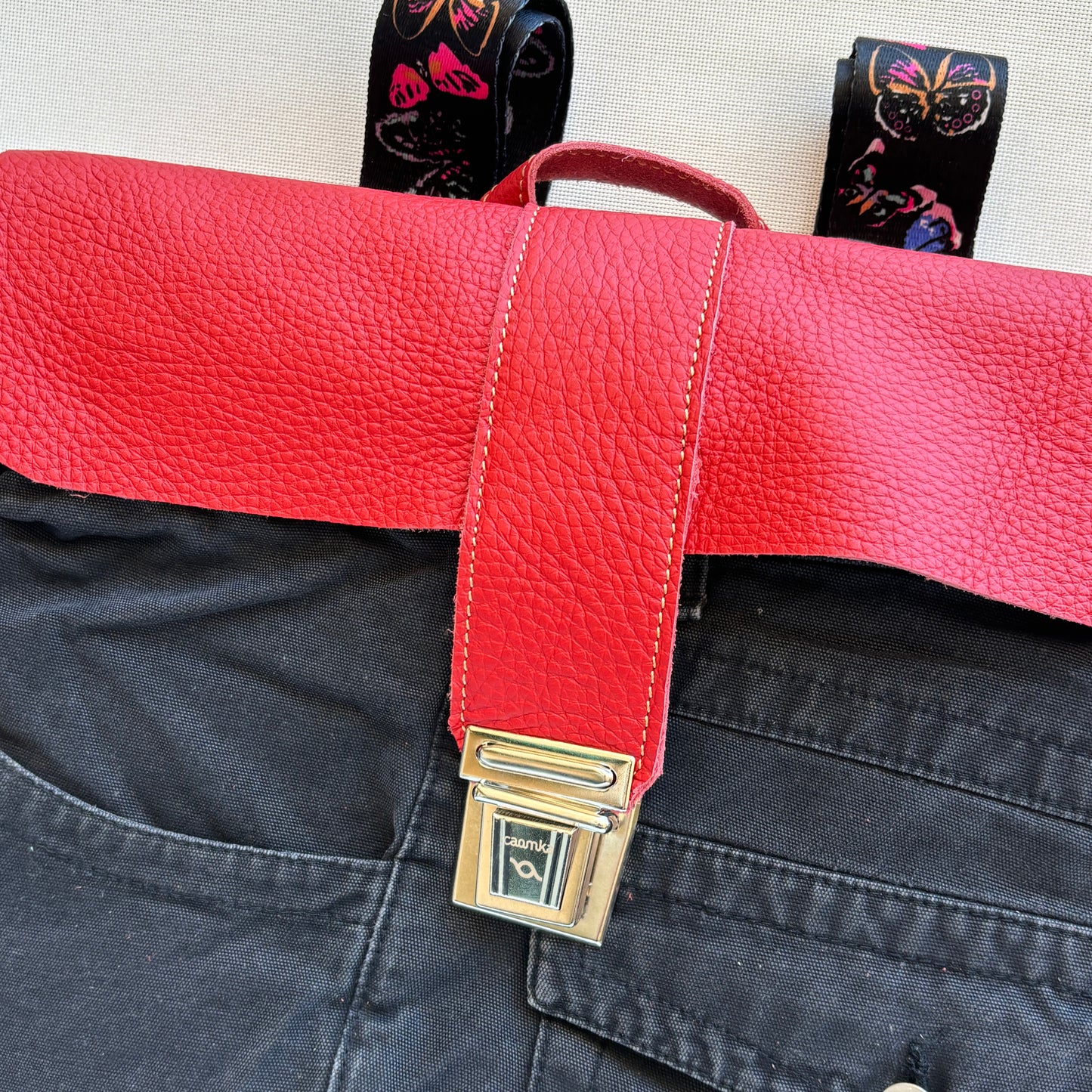 Mochila Top Caomka Recycled ♻️ Jeans · Pieza Única 15684