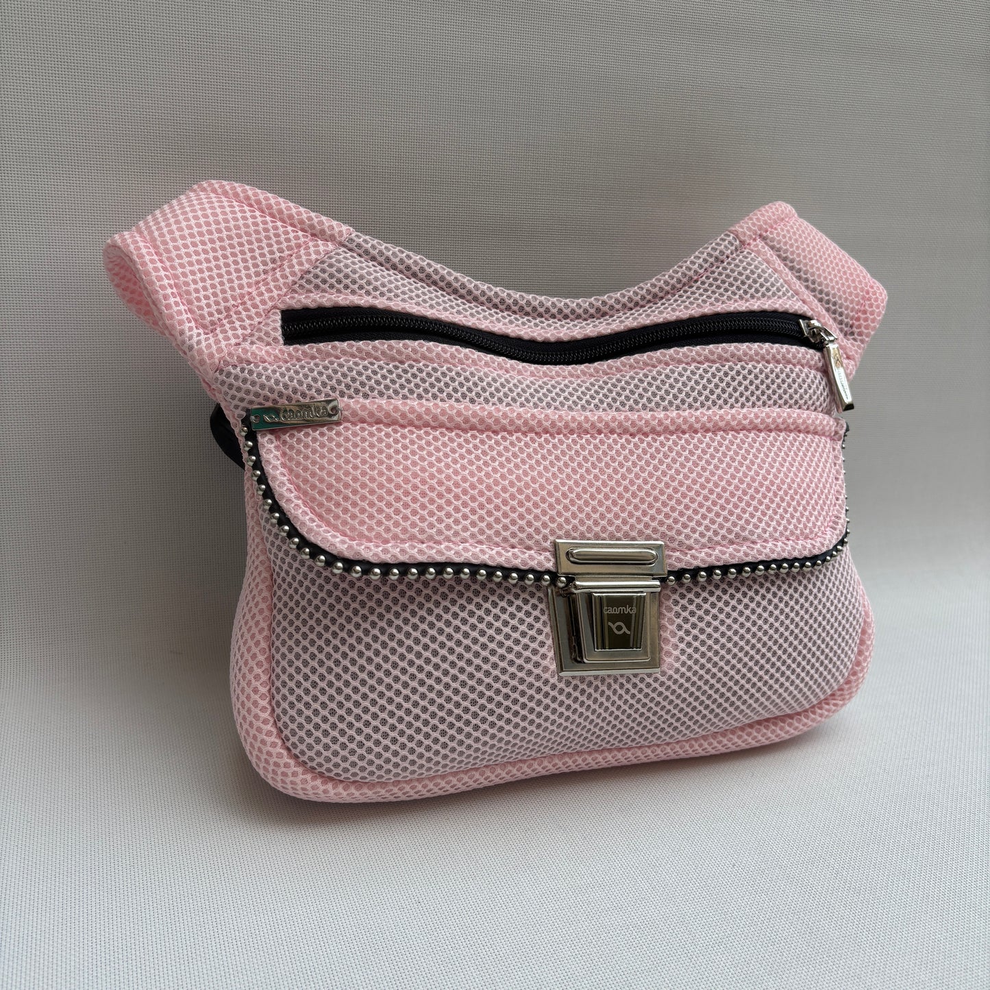 Riñonera "Soft 3D Pink" + Bolsillo trasero · Pieza Única Núm. 18067