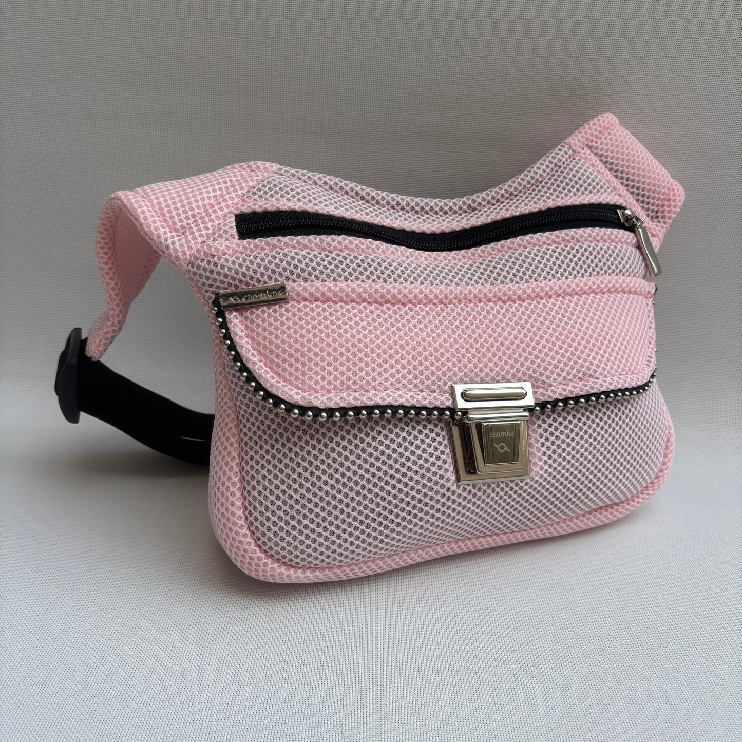 Riñonera "Soft 3D Pink" + Bolsillo trasero · Pieza Única Núm. 18067