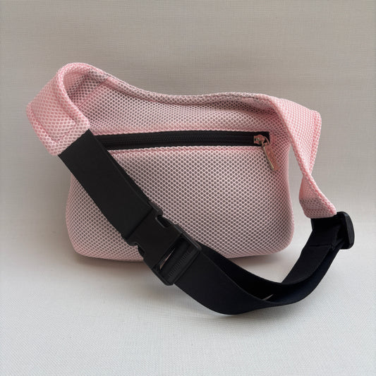 Riñonera "Soft 3D Pink" + Bolsillo trasero · Pieza Única Núm. 18067
