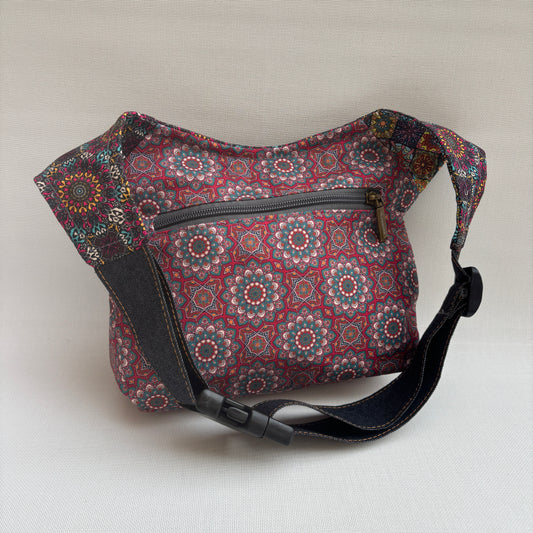 Riñonera "Special Elegant Mandalas" + Bolsillo trasero · Pieza Única Núm. 18151