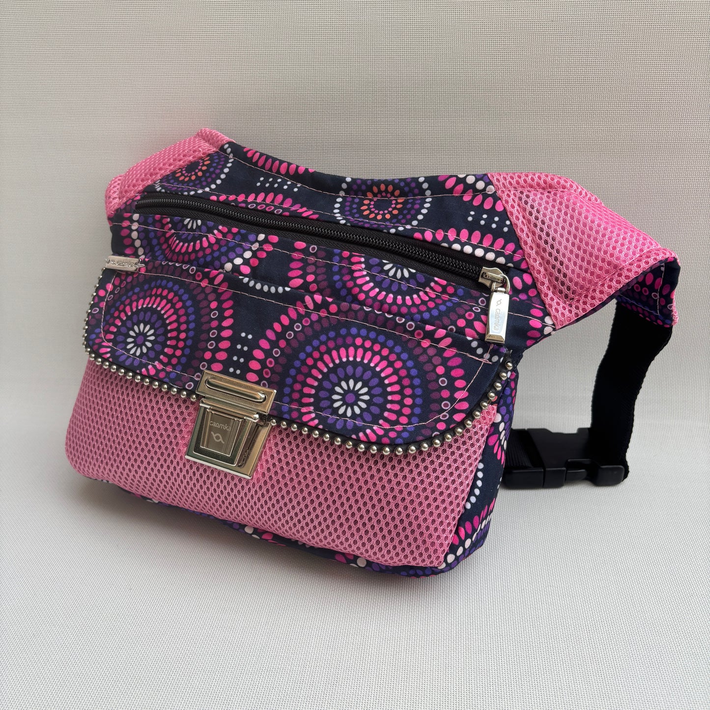 Spezielles schwarzes „Cordura“ &amp; Silber + Gesäßtasche, exklusives Teil Nr. 11492