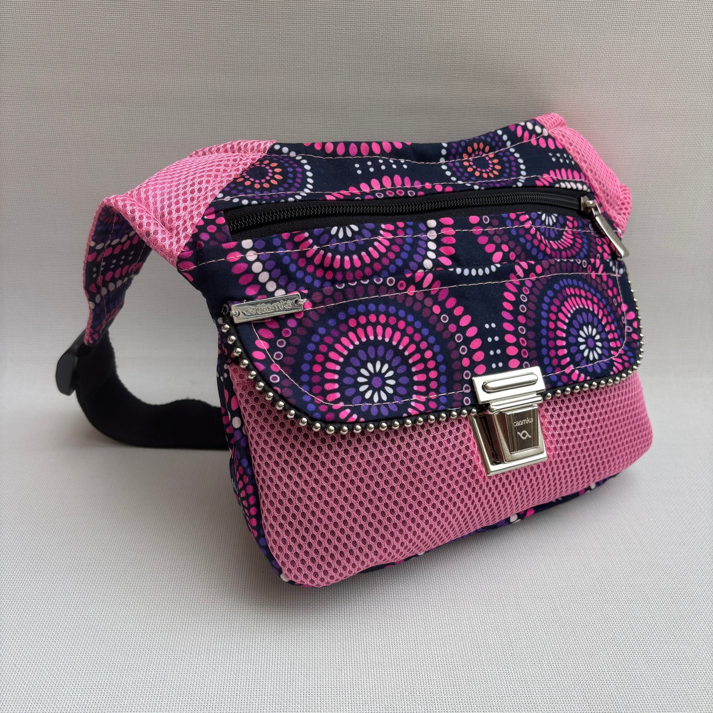 Spezielles schwarzes „Cordura“ &amp; Silber + Gesäßtasche, exklusives Teil Nr. 11492