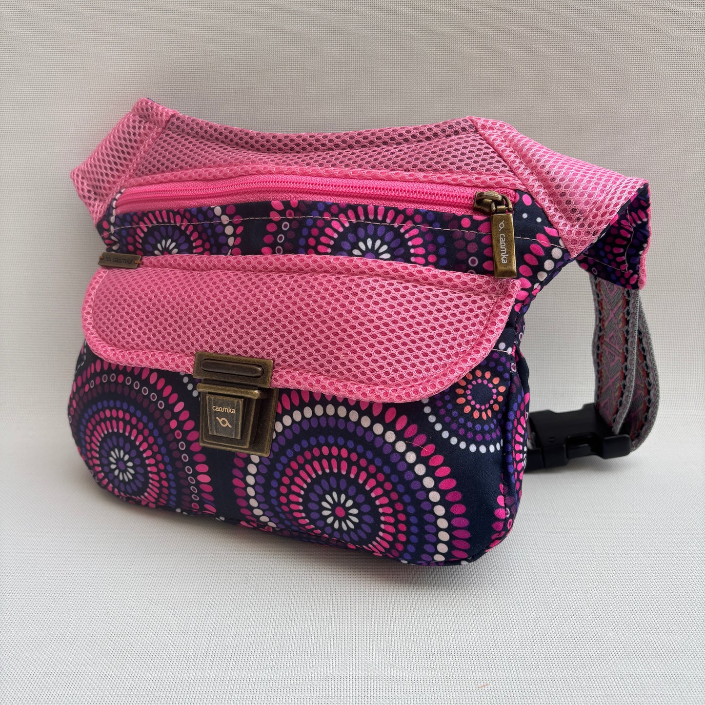 Riñonera "Special Mandalas & Soft3D Top" + Bolsillo trasero · Pieza Única Núm. 18154