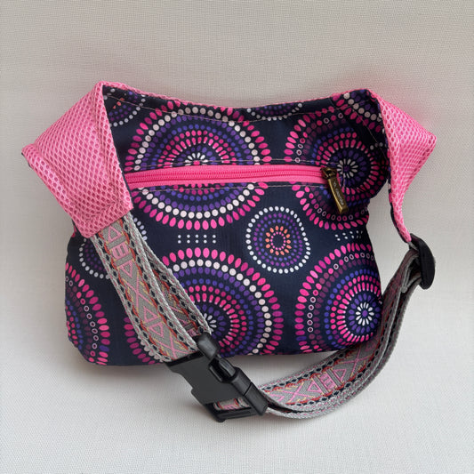 Riñonera "Special Mandalas & Soft3D Top" + Bolsillo trasero · Pieza Única Núm. 18154