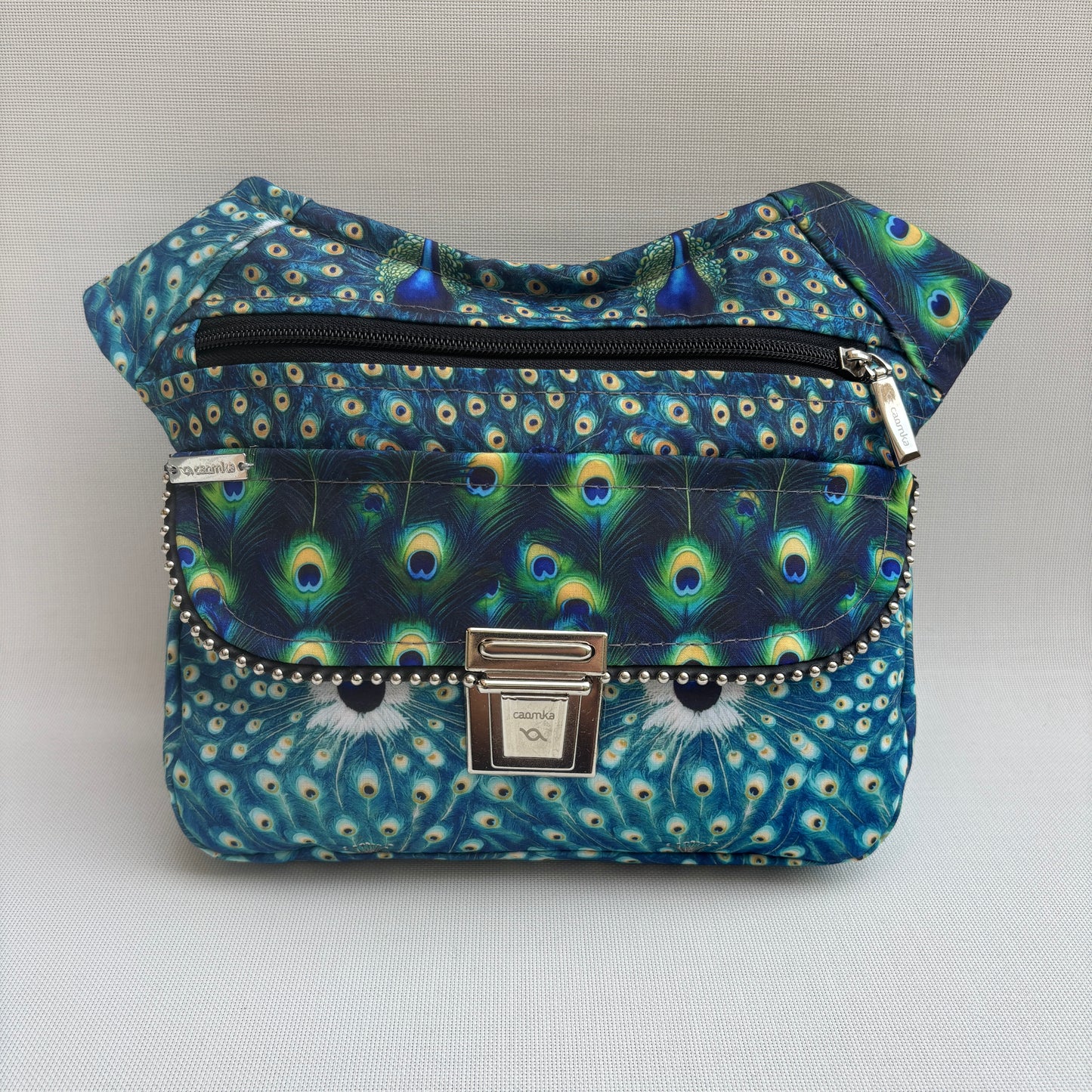 Riñonera "Special Peacock" + Bolsillo trasero · Pieza Única Núm. 18153