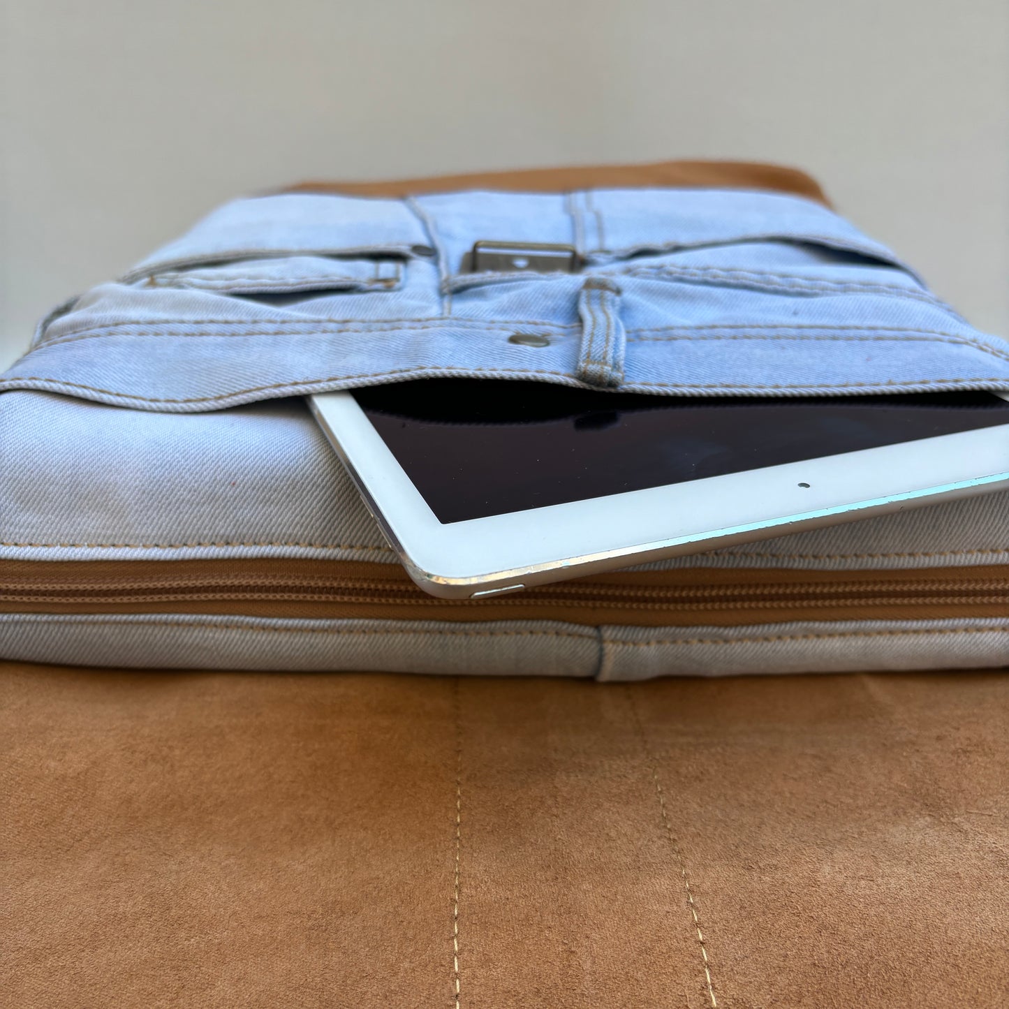 Mochila Top Caomka Recycled ♻️ Jeans · Pieza Única 15689