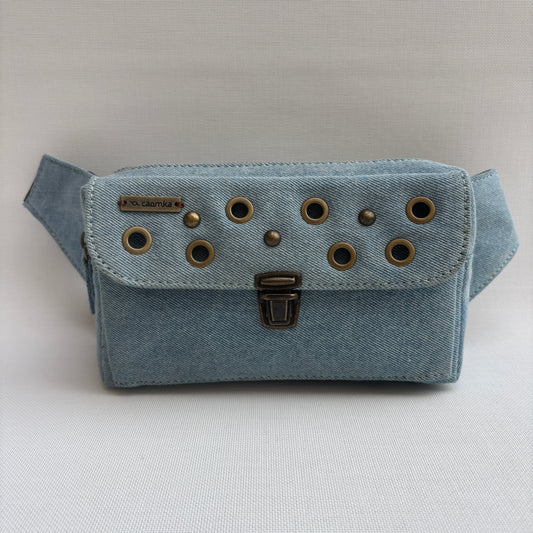 Riñonera Urban Premium · AZUL VAQUERO CLARO · Pieza Exclusiva Núm. 18059