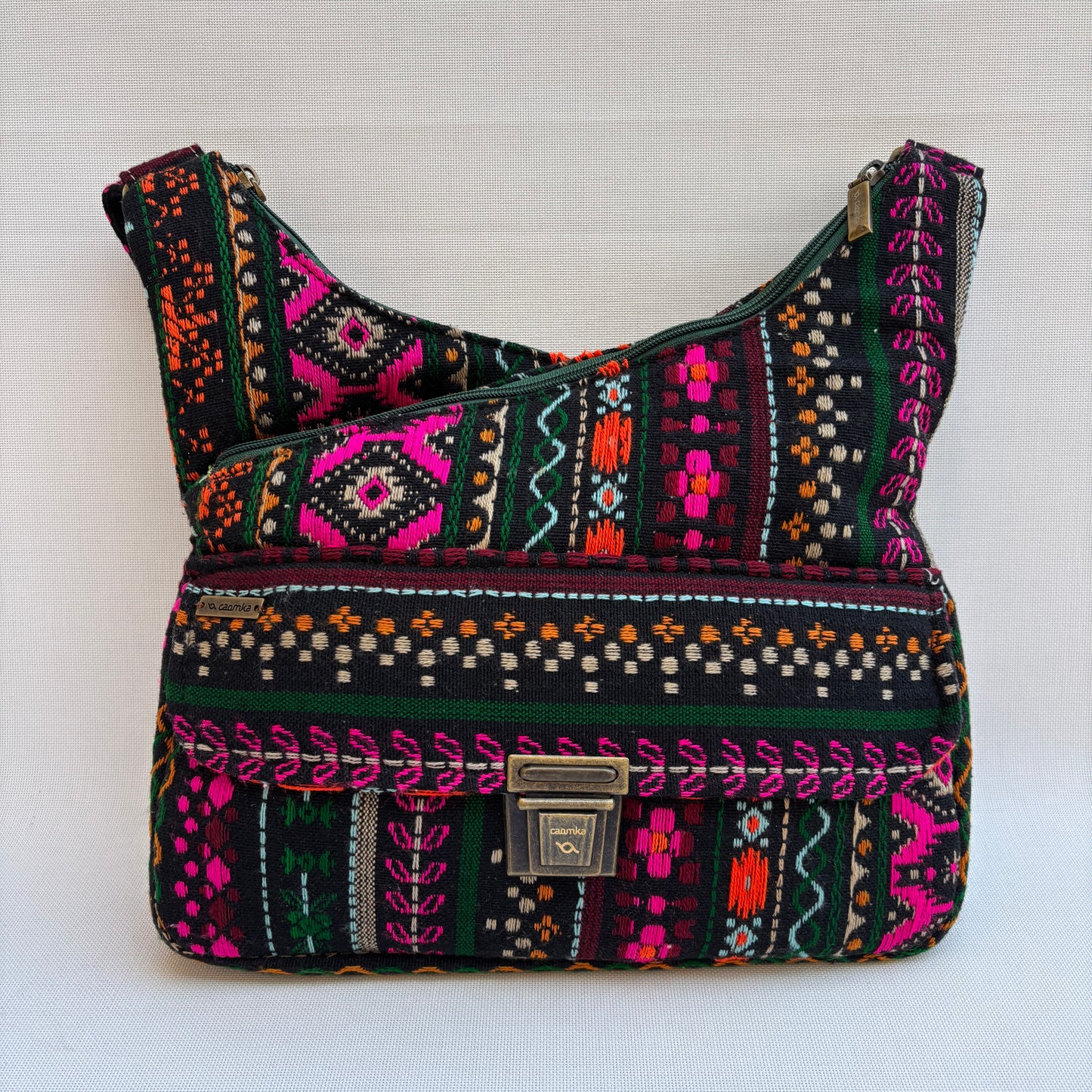 Bolso Bandolera Súper Caomka "Etnical India" · Pieza Única Núm. 18765