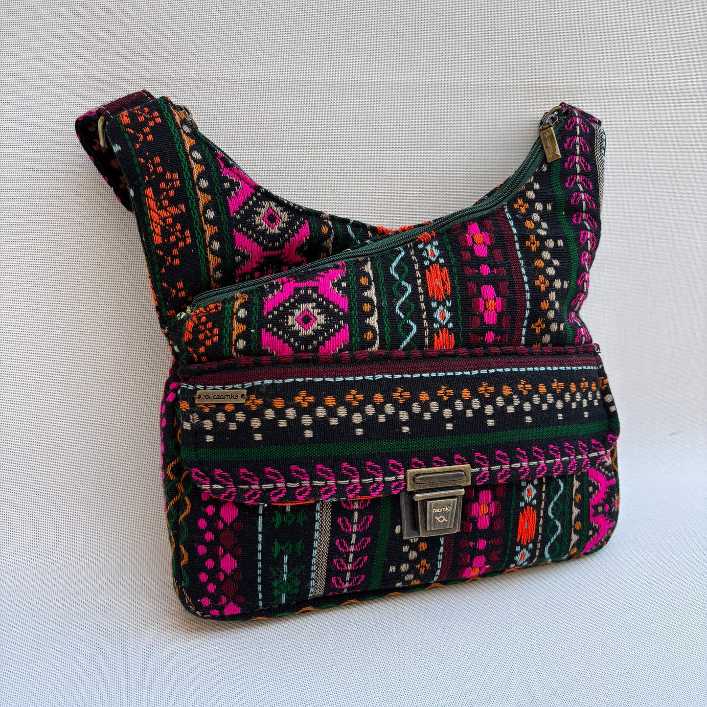 Bolso Bandolera Súper Caomka "Etnical India" · Pieza Única Núm. 18765