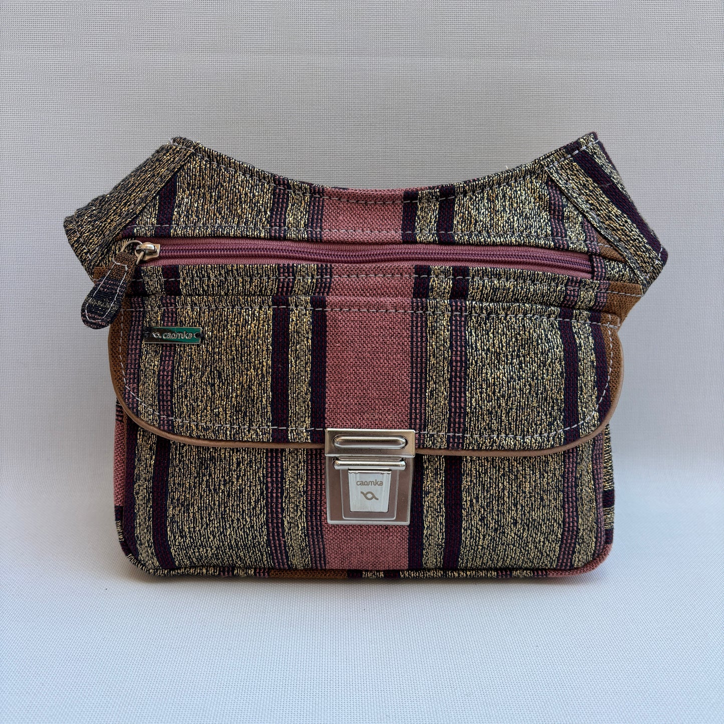 Riñonera "Elegant Golden India" + Bolsillo trasero · Pieza Única Núm. 18896