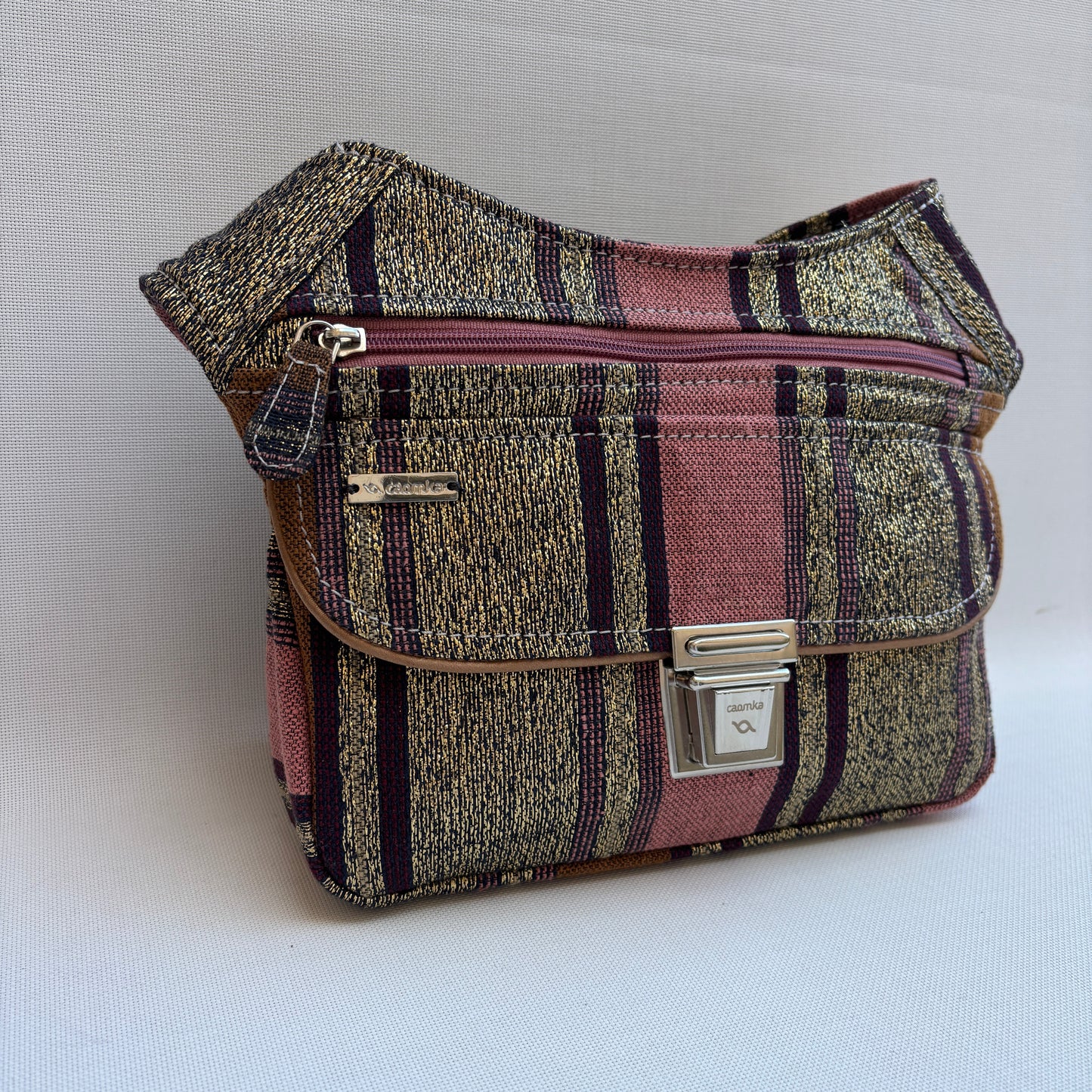 Riñonera "Elegant Golden India" + Bolsillo trasero · Pieza Única Núm. 18896