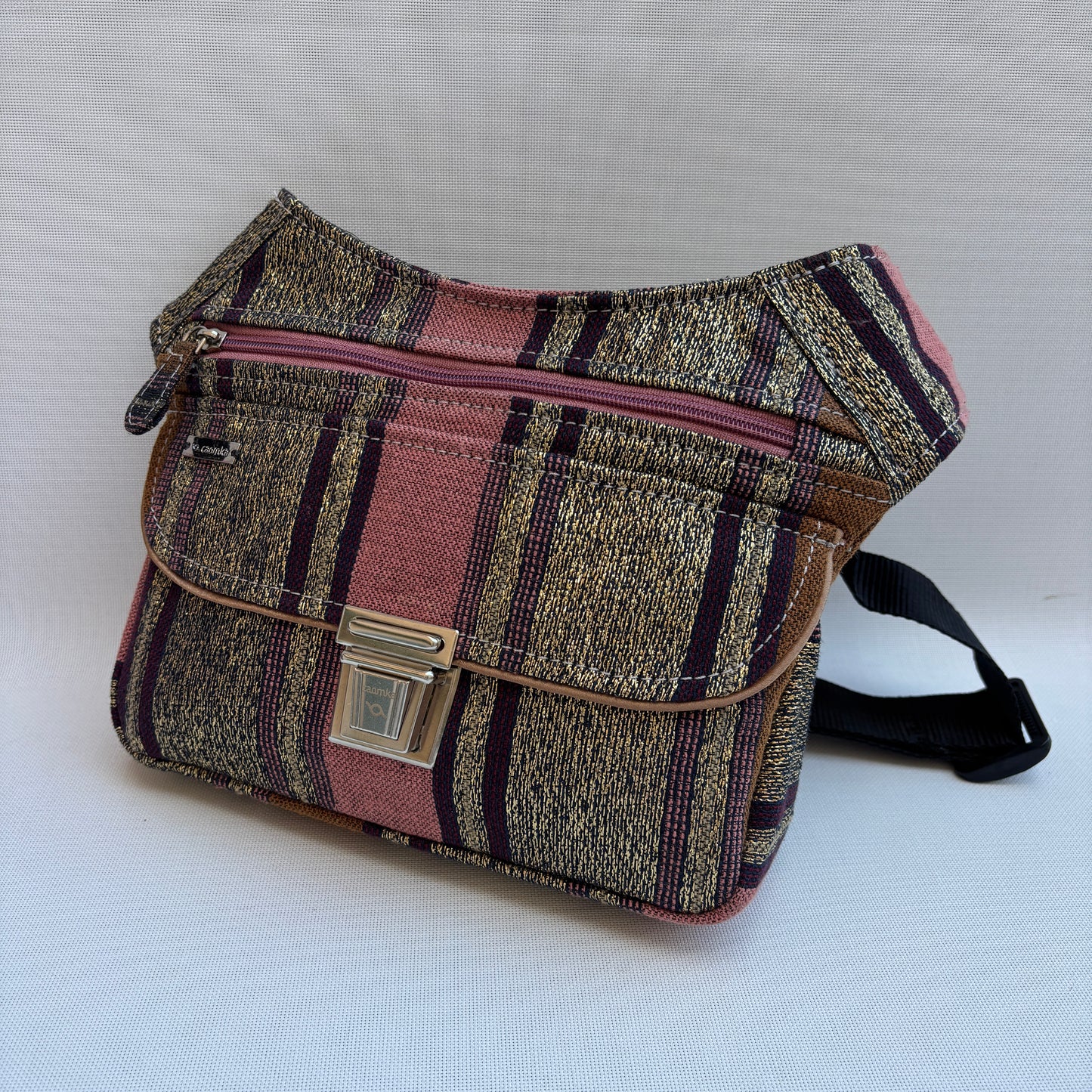 Riñonera "Elegant Golden India" + Bolsillo trasero · Pieza Única Núm. 18896