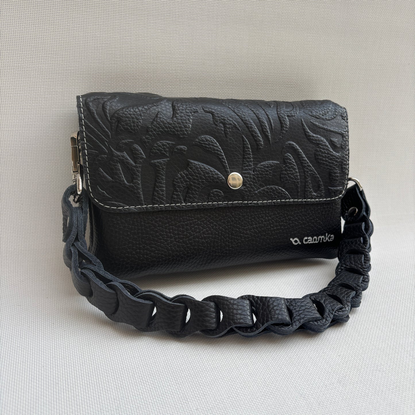 Riñonera multifunción ELEGANT NANO "Black" · Piel · Pieza Exclusiva Núm. 18076