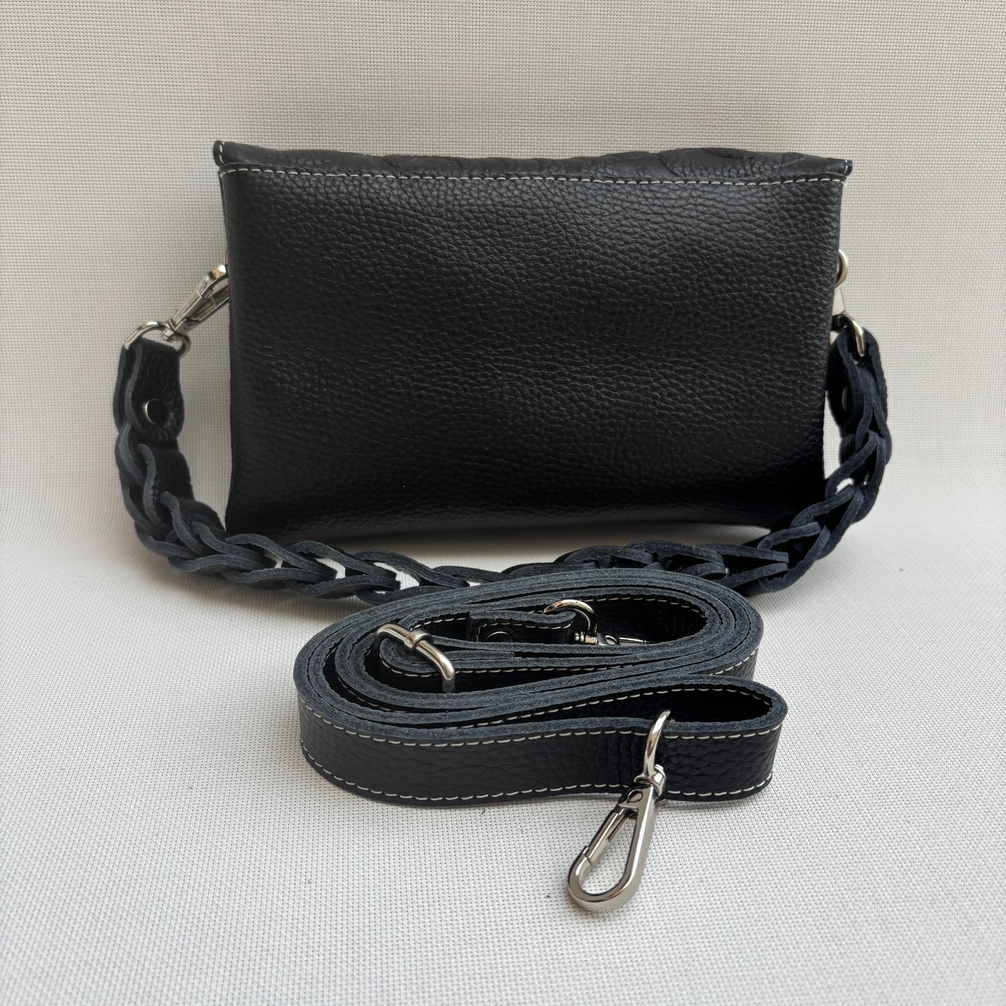 Riñonera multifunción ELEGANT NANO "Black" · Piel · Pieza Exclusiva Núm. 18076