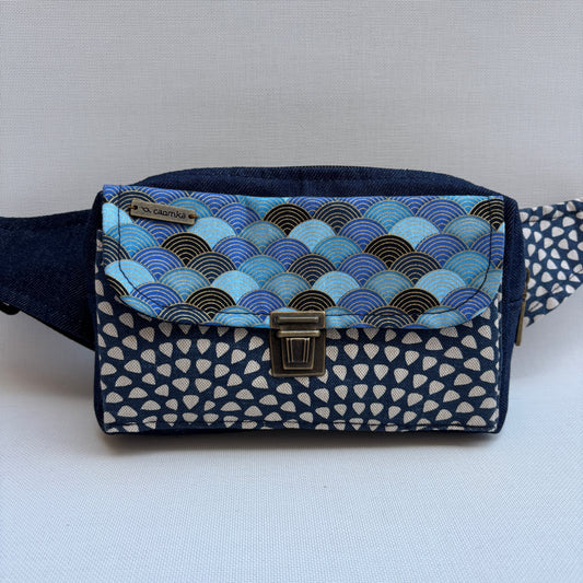 Riñonera Urban "Special Japanese Waves" · Pieza Única Núm. 18782