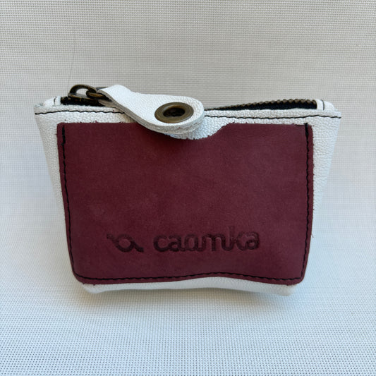 Monedero Wink CAOMKA · Piel natural · Pieza Exclusiva Núm. 15633