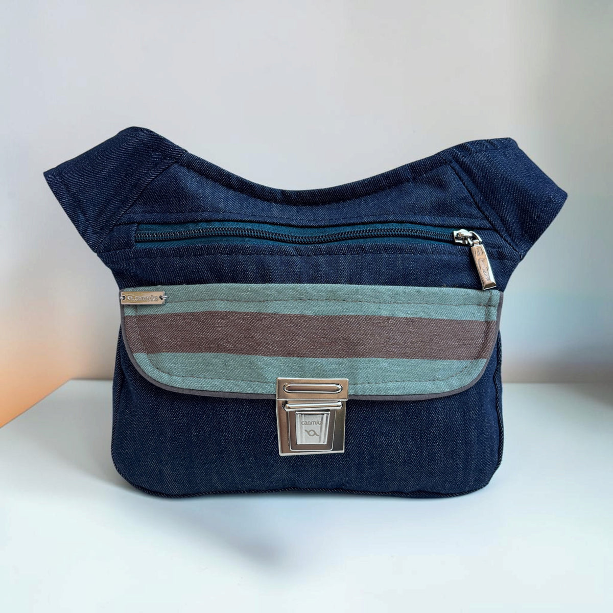Riñonera Original "Special Jeans Stripes Top" · Pieza Única Núm. 19648