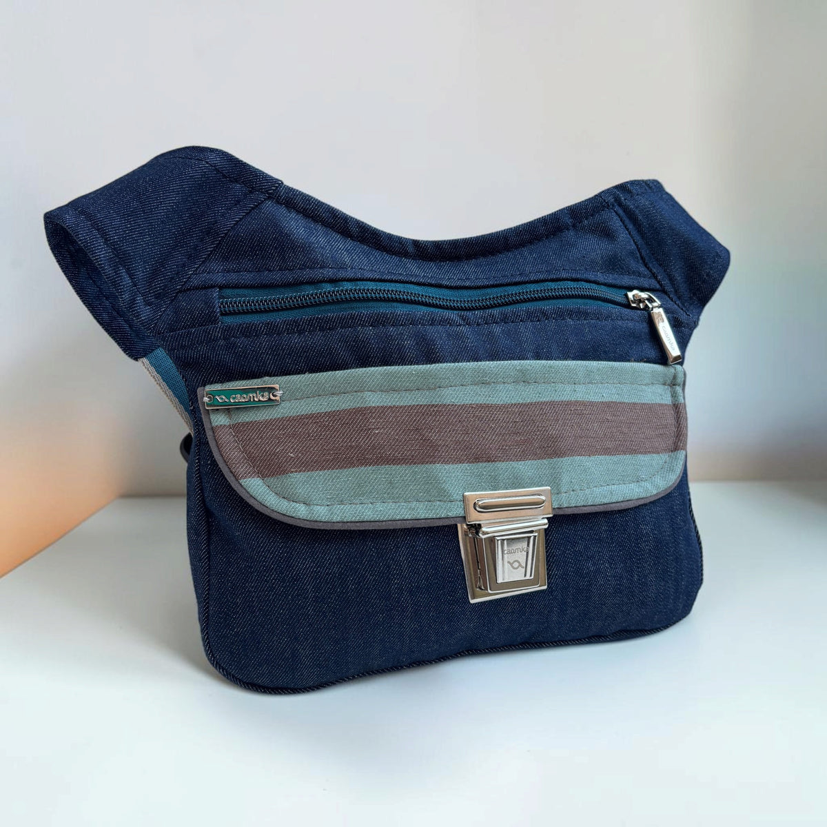 Riñonera Original "Special Jeans Stripes Top" · Pieza Única Núm. 19648