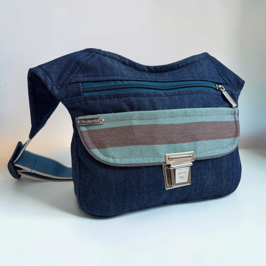 Riñonera Original "Special Jeans Stripes Top" · Pieza Única Núm. 19648