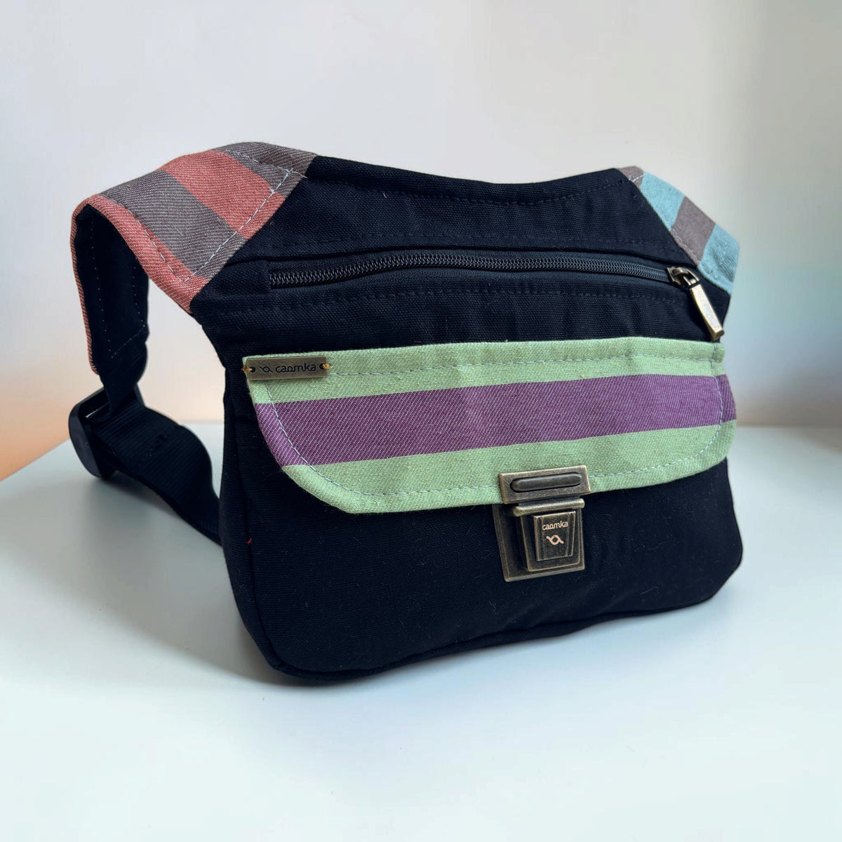 Riñonera Original "Special Stripes Black" · Pieza Única Núm. 19647