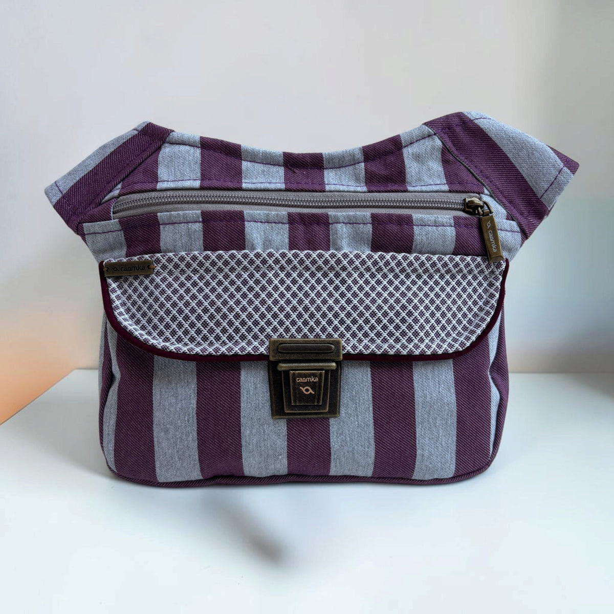 Riñonera Original "Special Burgundy Texture Top" + Bolsillo trasero · Pieza Única Núm. 19653