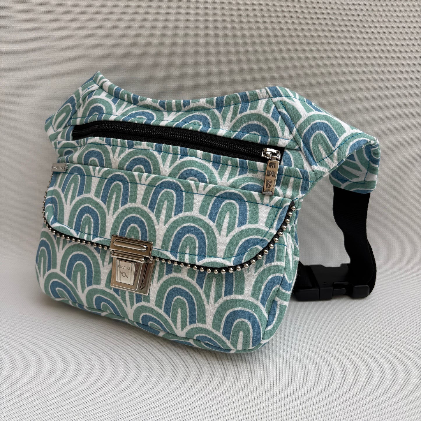Riñonera "Special Aqua Arches" + Bolsillo trasero · Pieza Única Núm. 18098