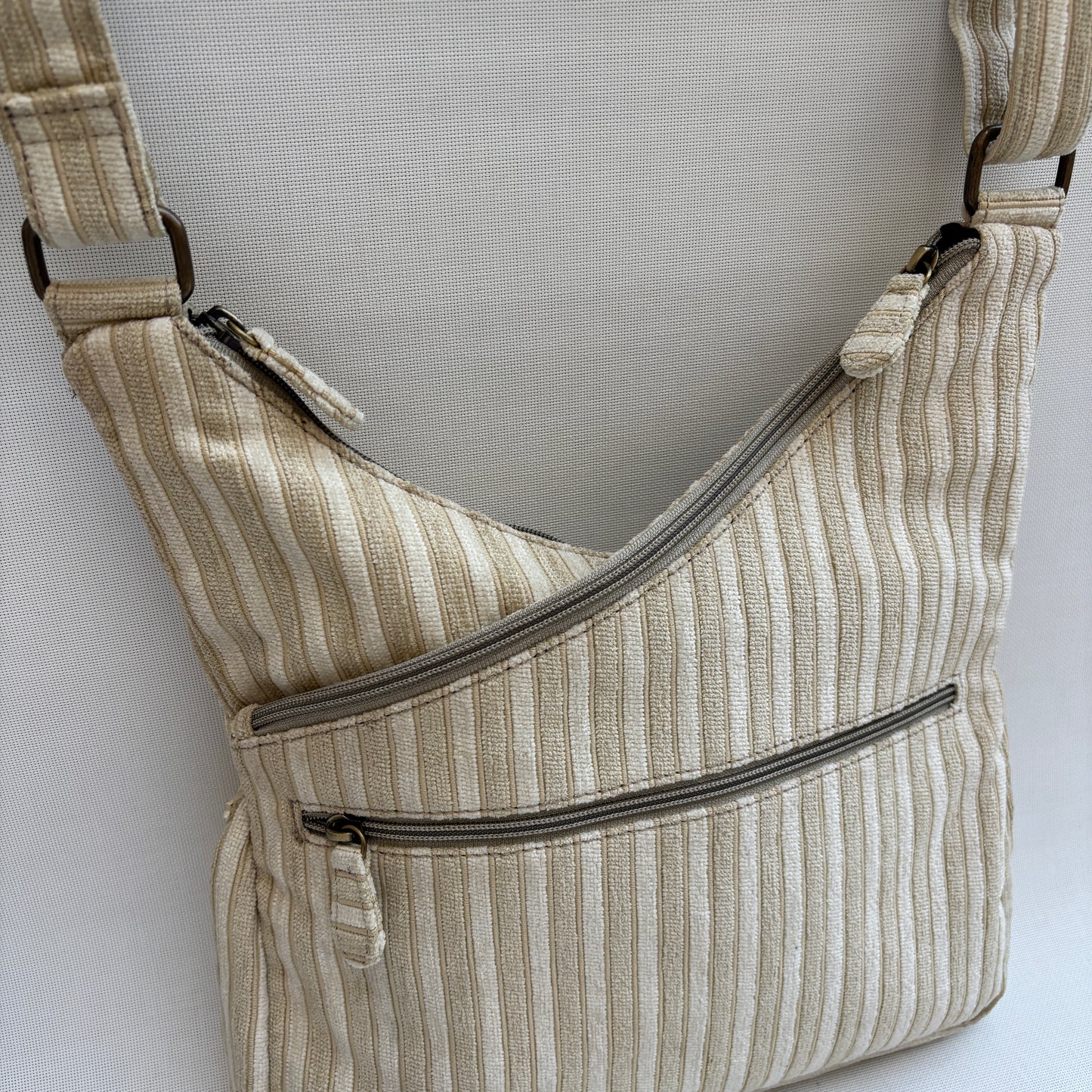 Bolso Bandolera Súper Caomka "Natural Soft Sand" · Pieza Única Núm. 18806