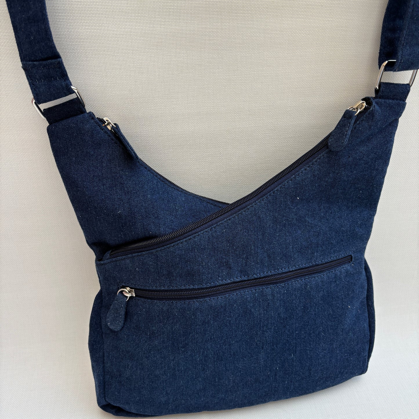 Bolso Bandolera Súper Caomka "Denim Dual Soul" · Pieza Única Núm. 18807