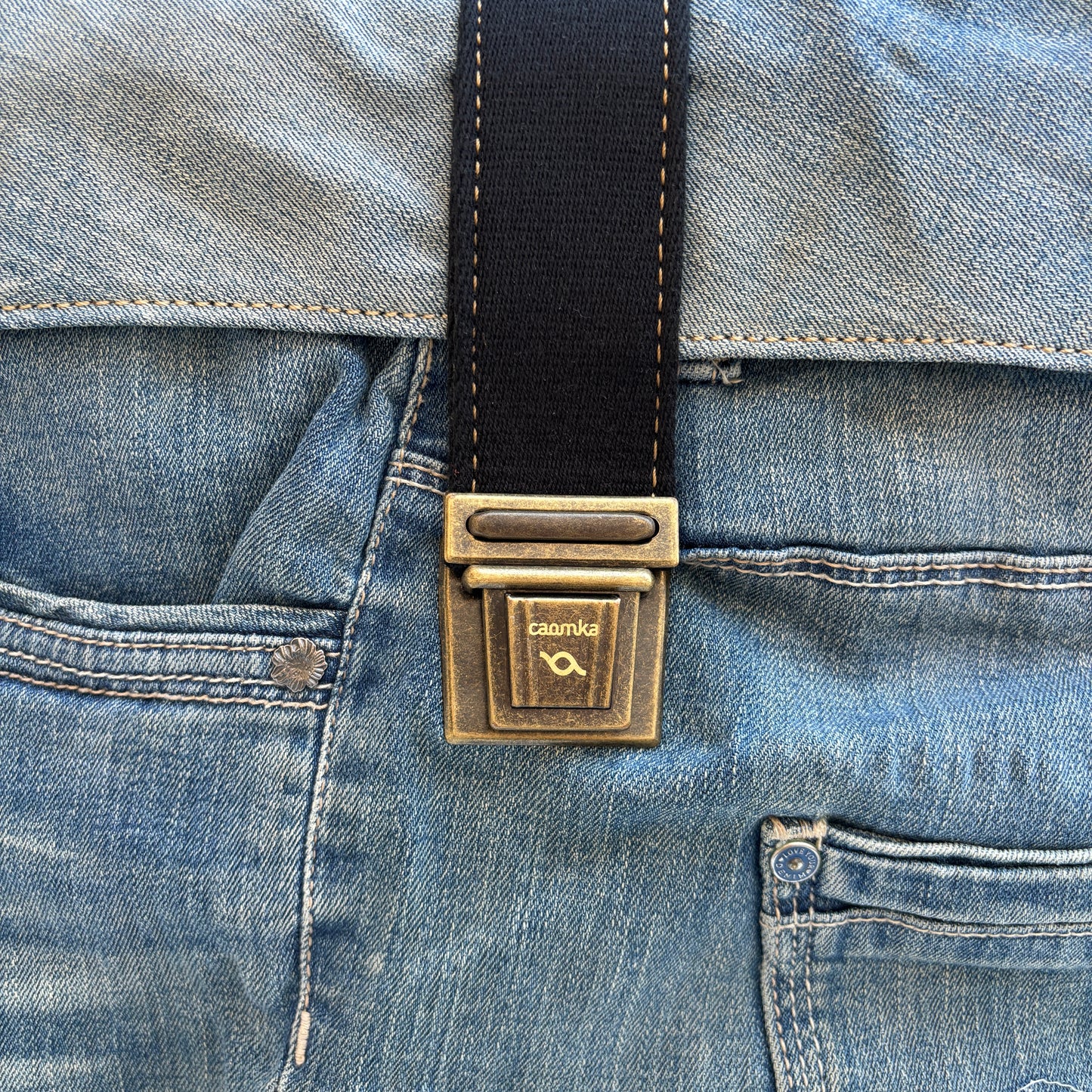 Mochila Top Caomka Recycled ♻️ Jeans · Pieza Única 15724