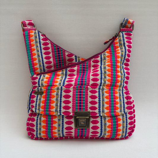 Bolso Bandolera Súper Caomka "Boho Festival Glow" · Pieza Única Núm. 18809
