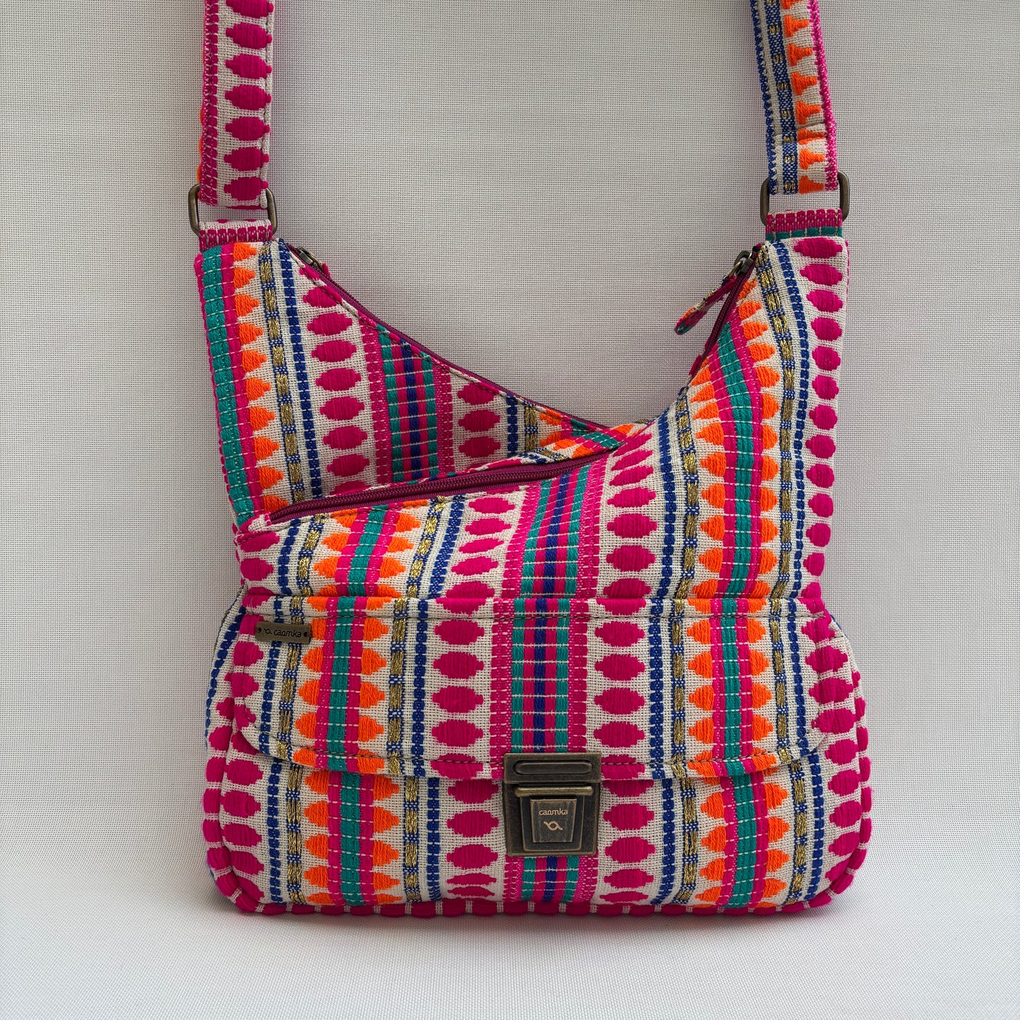 Bolso Bandolera Súper Caomka "Boho Festival Glow" · Pieza Única Núm. 18809