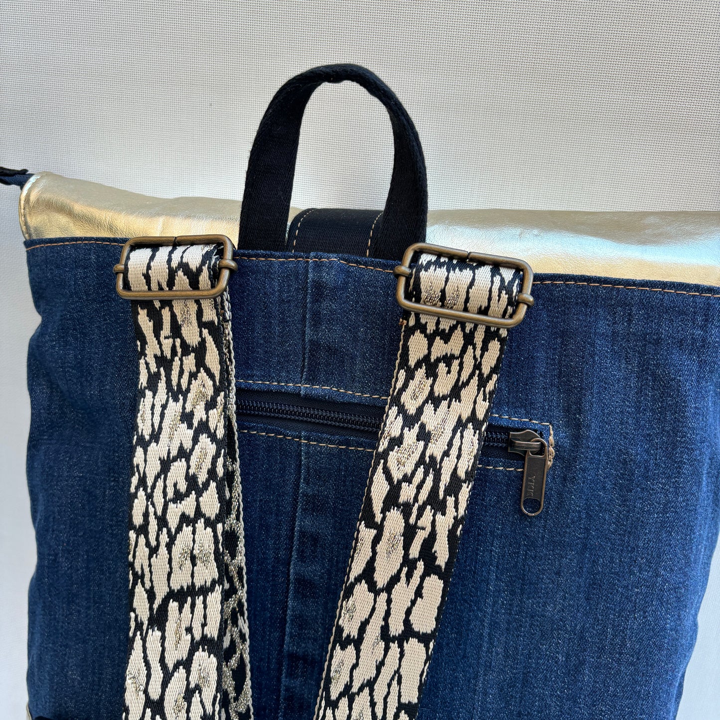 Mochila Top Caomka Recycled ♻️ Jeans · Pieza Única 15734