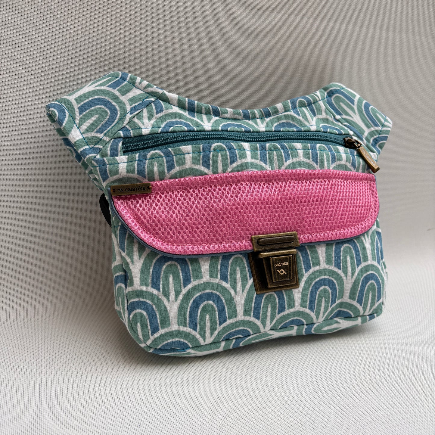 Spezielles schwarzes „Cordura“ &amp; Silber + Gesäßtasche, exklusives Teil Nr. 11492