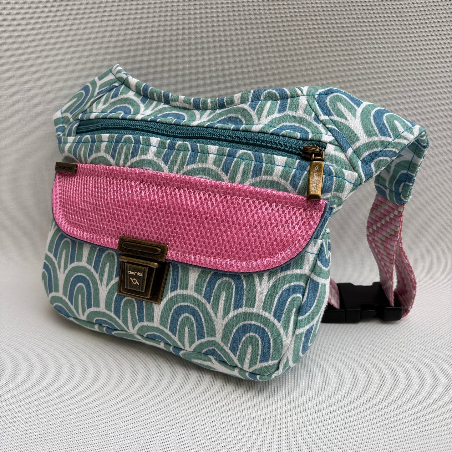 Spezielles schwarzes „Cordura“ &amp; Silber + Gesäßtasche, exklusives Teil Nr. 11492
